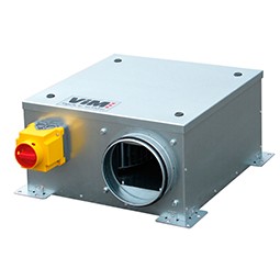 Asynchronous or EC motor ventilation boxes